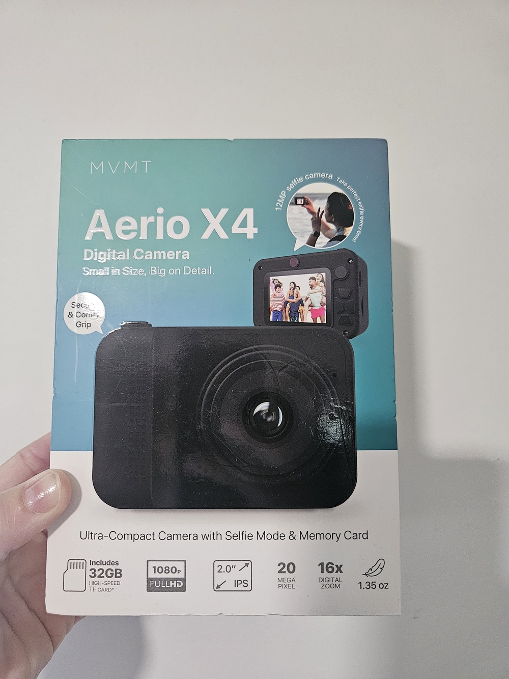 MVMT Aerio X4 Black Digital Camera - NWT